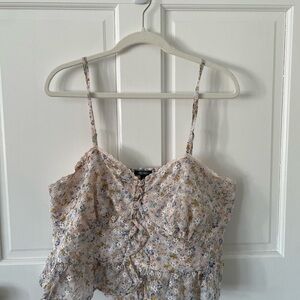 NWT Target/Wild Fable Floral Spaghetti Strap Corset